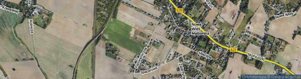 Zdjęcie satelitarne Panoramiczna ul.